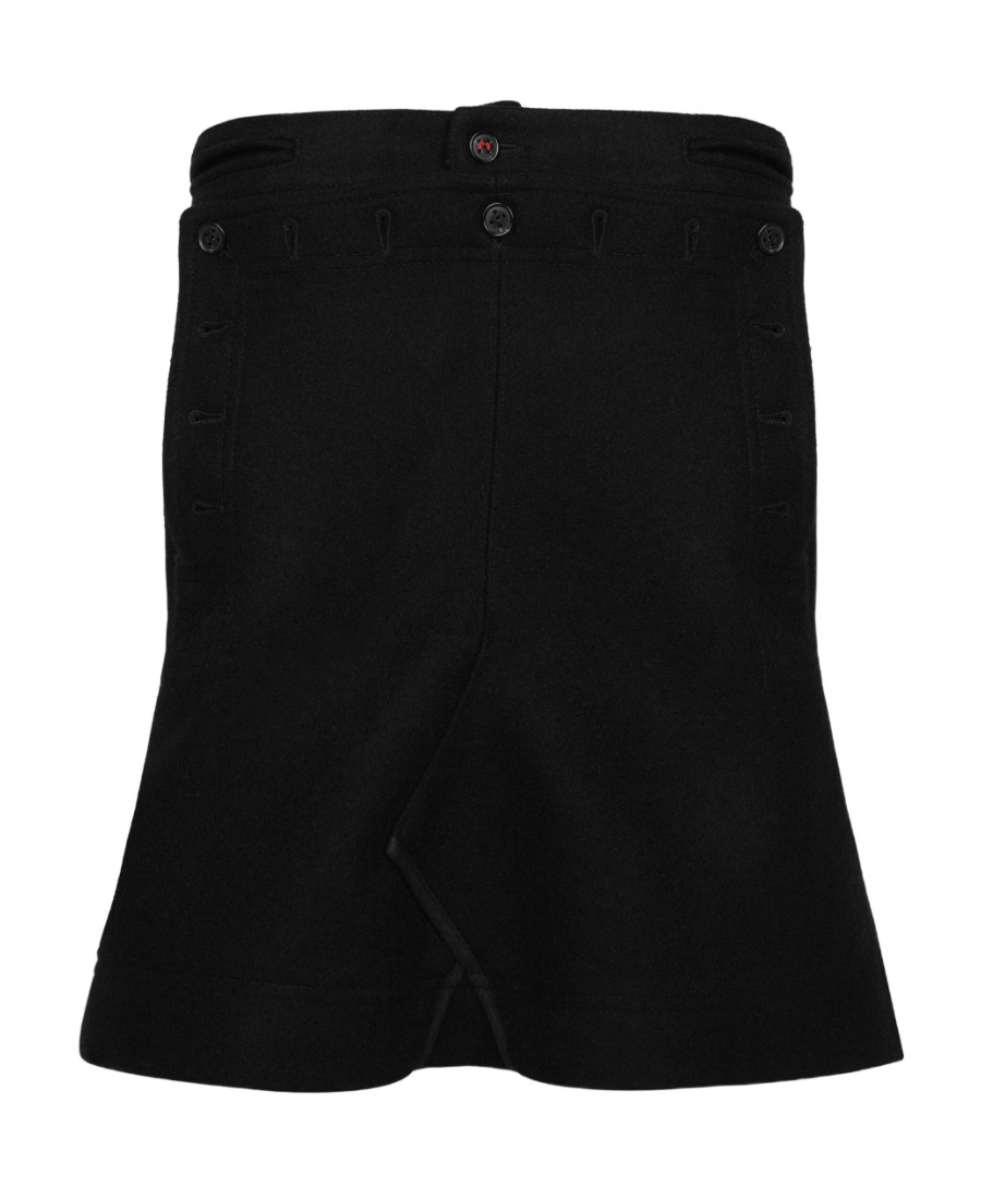 Maison Margiela Black Logo Corset In Black