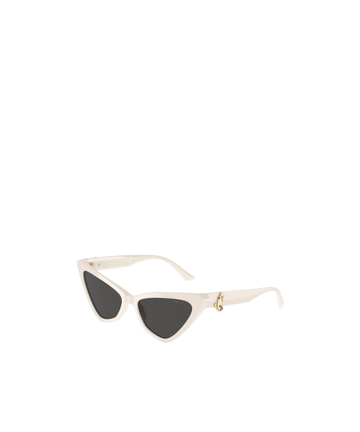 Jimmy Choo Logo Sunglasses In Black