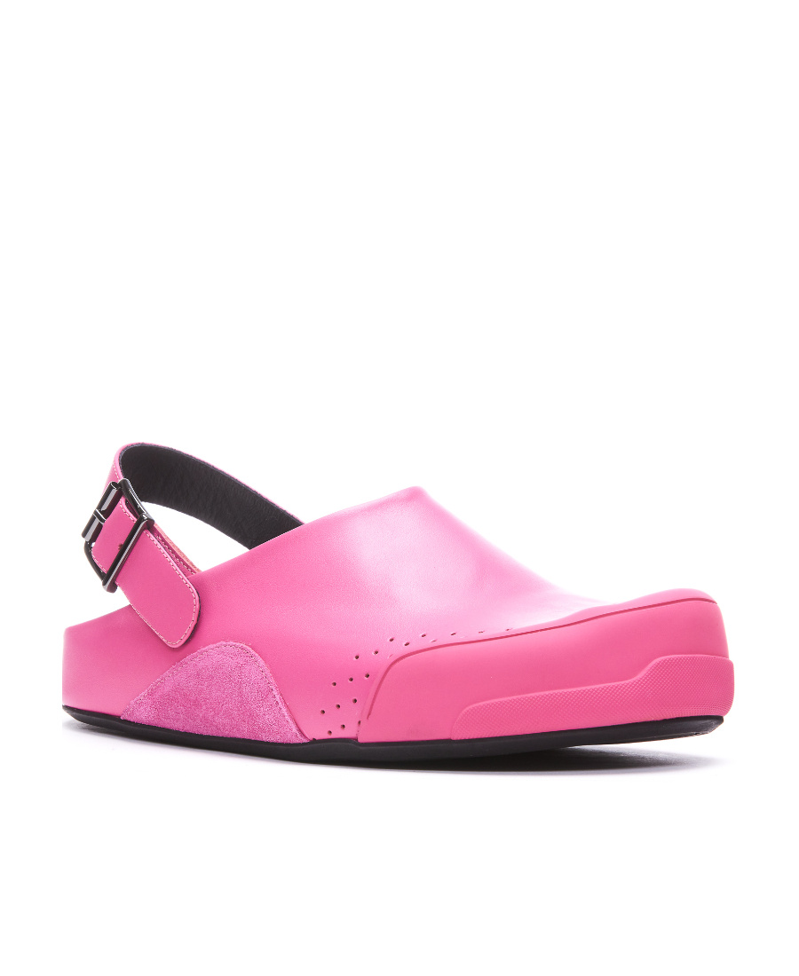 Shop Marni Logo Flat-soled Sandals In Pink