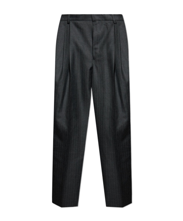 Dries Van Noten Belt Loop Track Pants In Black