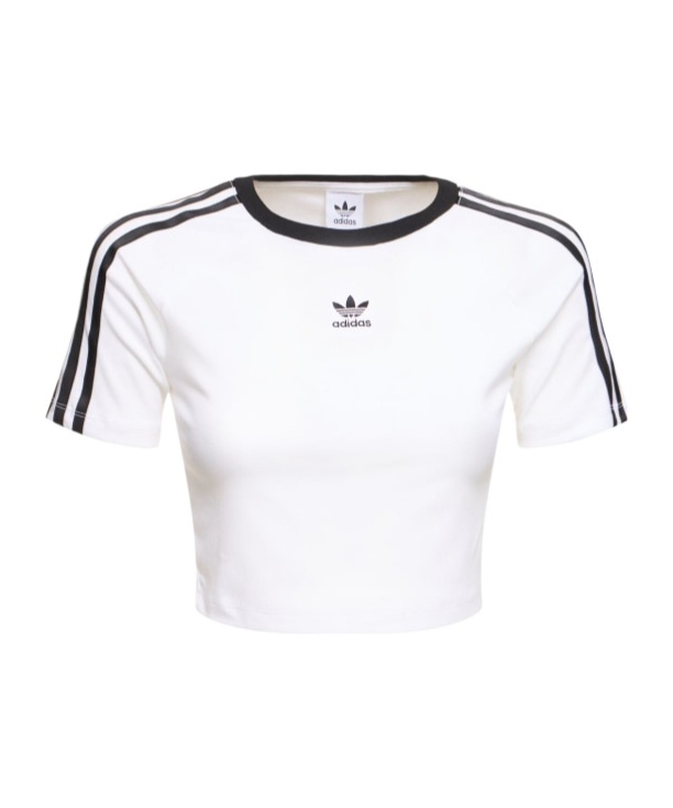 Adidas Originals Adidas Aeroready Train Essentials 3-stripes Tee In White And Black