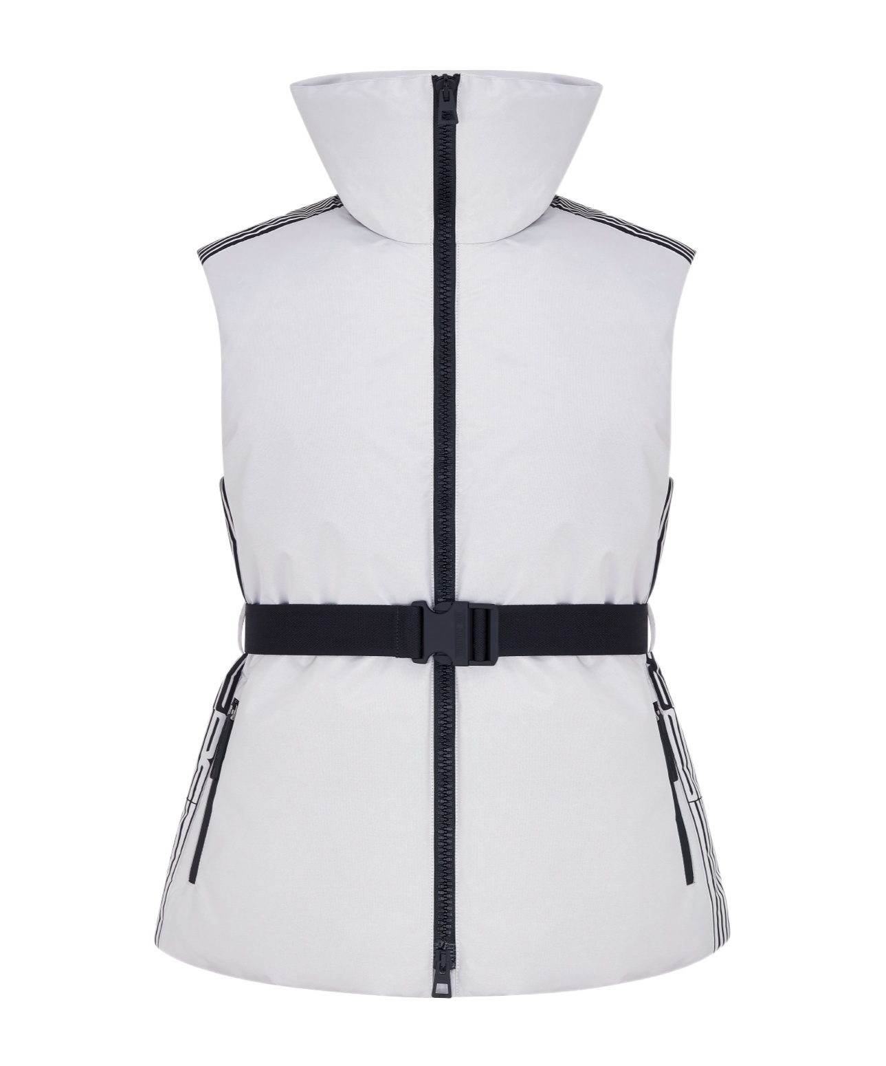 Dior Alps Belted Puffer Vest In Multi