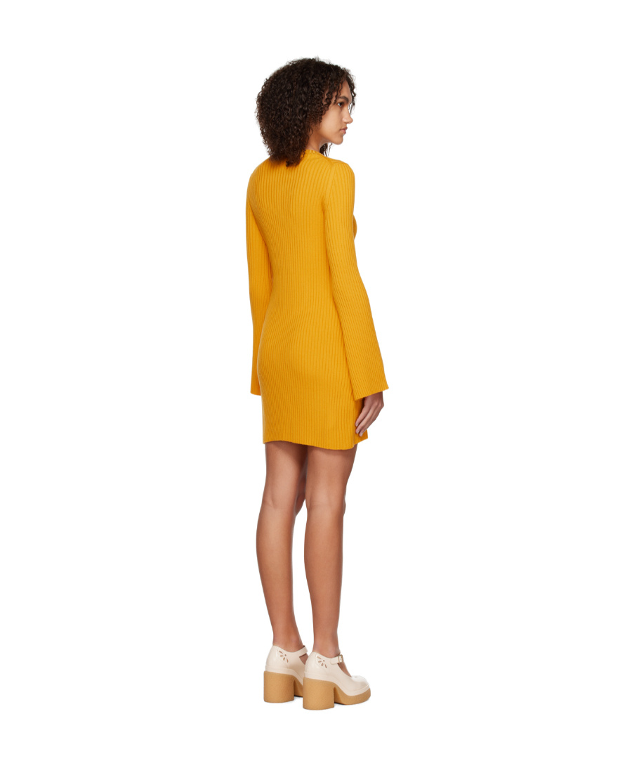 CHLOÉ FLARED LONG-SLEEVED DRESS