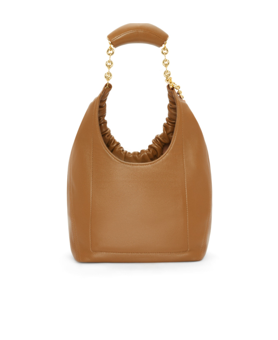 Loewe Mini Puzzle Leather Shoulder Bag In Brown