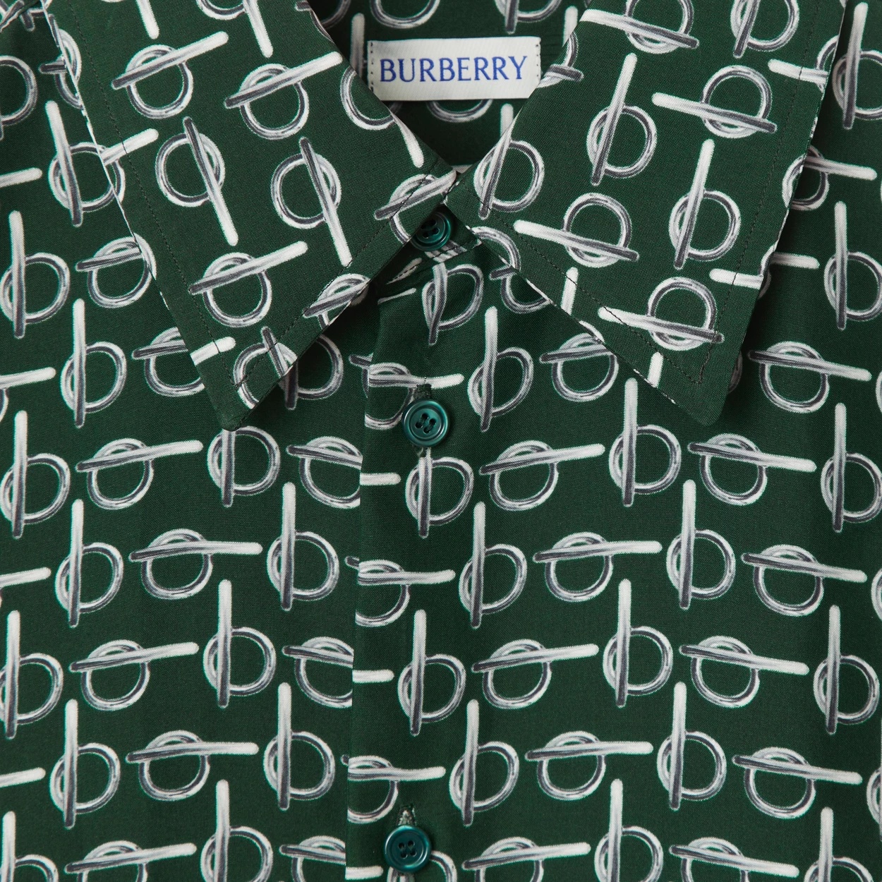 Burberry Prorsum Woman Shirt Green Size 4 Silk In Green