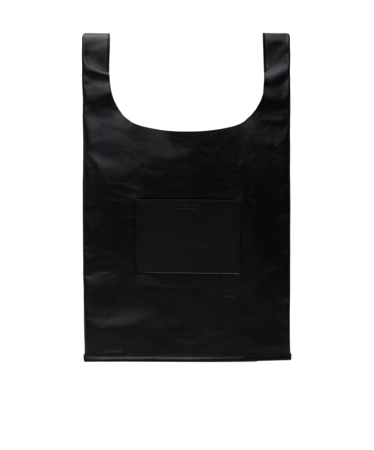 Jil Sander Logo Tote Bag In Black