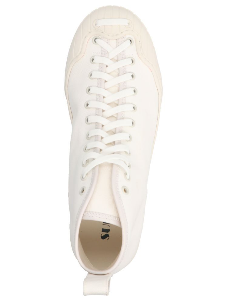Sunnei Logo Sports Shoes In White