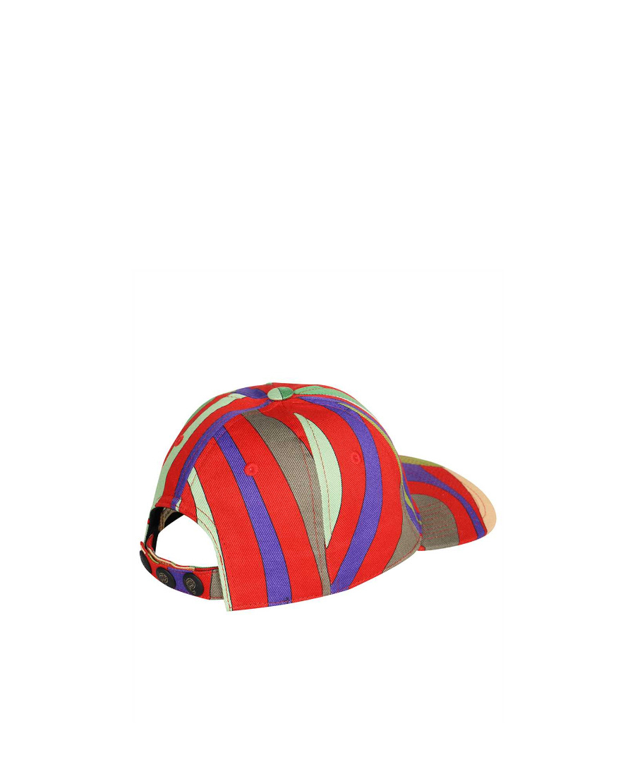 Emilio Pucci Patterned Hat In Multicolor