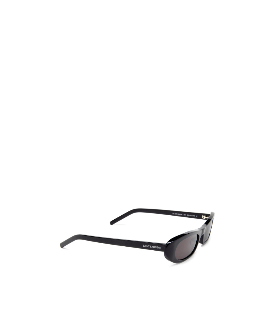 Saint Laurent Sl 557 Elongated Cat-eye Sunglasses In Black