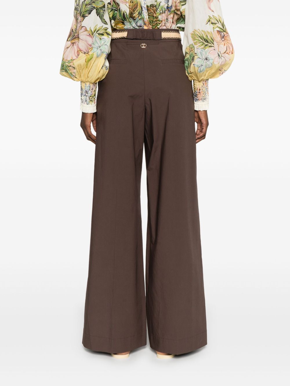 Shop Twinset Poplin Trousers