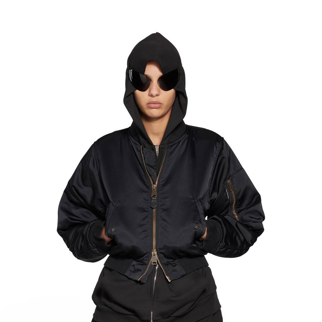 BALENCIAGA BALENCIAGA SHRUNK BOMBER JACKET