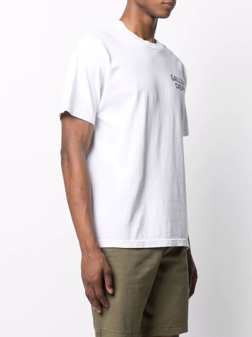 Gallery Dept. Gallery Dept Mens White French Branded-print Cotton-jersey T-shirt In White