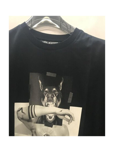 Neil Barrett Pattern Printed T-shirt In Black