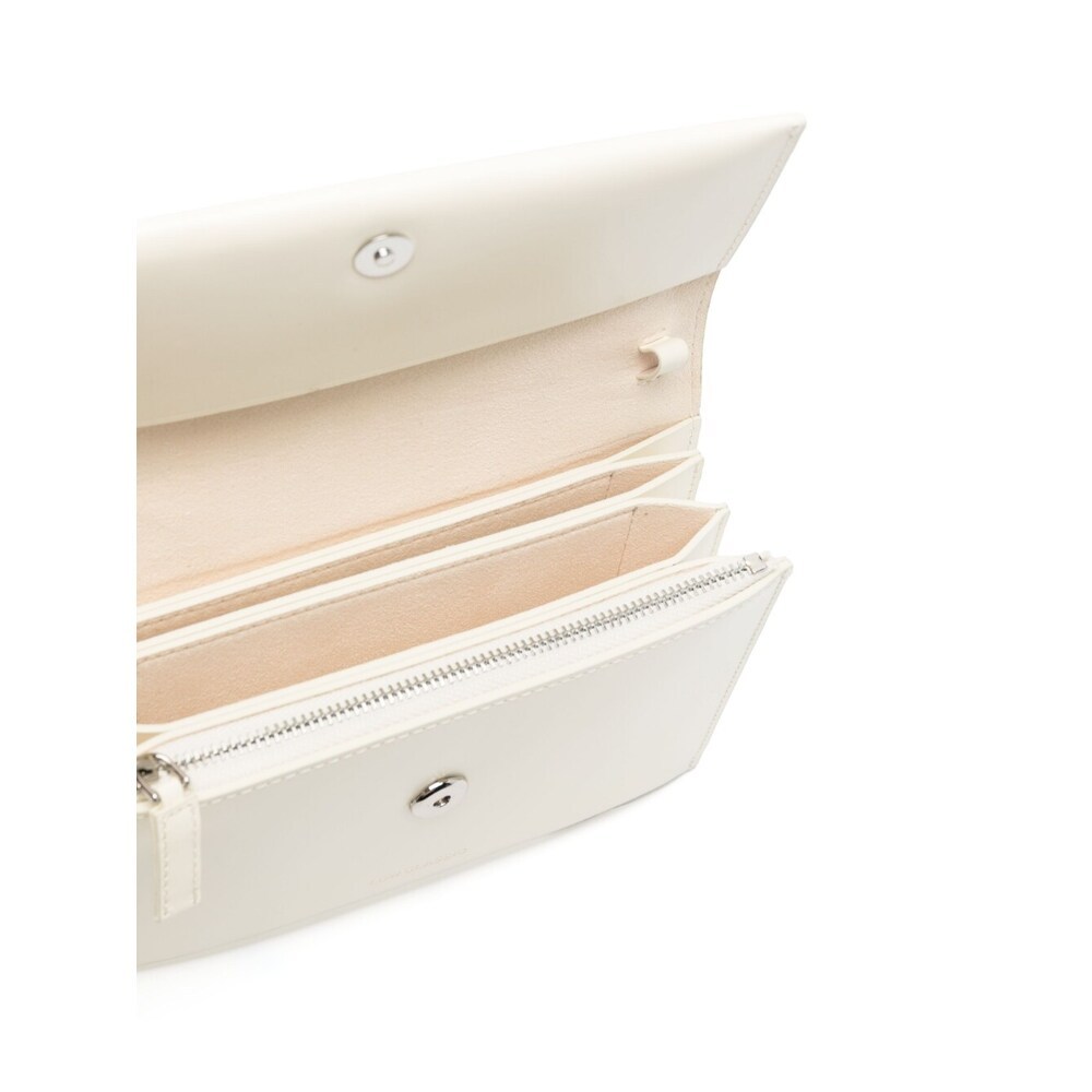 Low Classic Logo Shoulder Bag In White