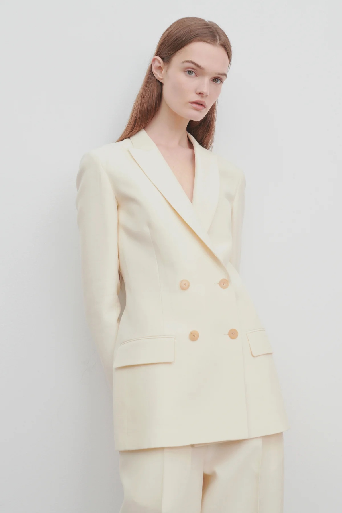 THE ROW ARISTIDE DOUBLE-BREASTED SUIT JACKET