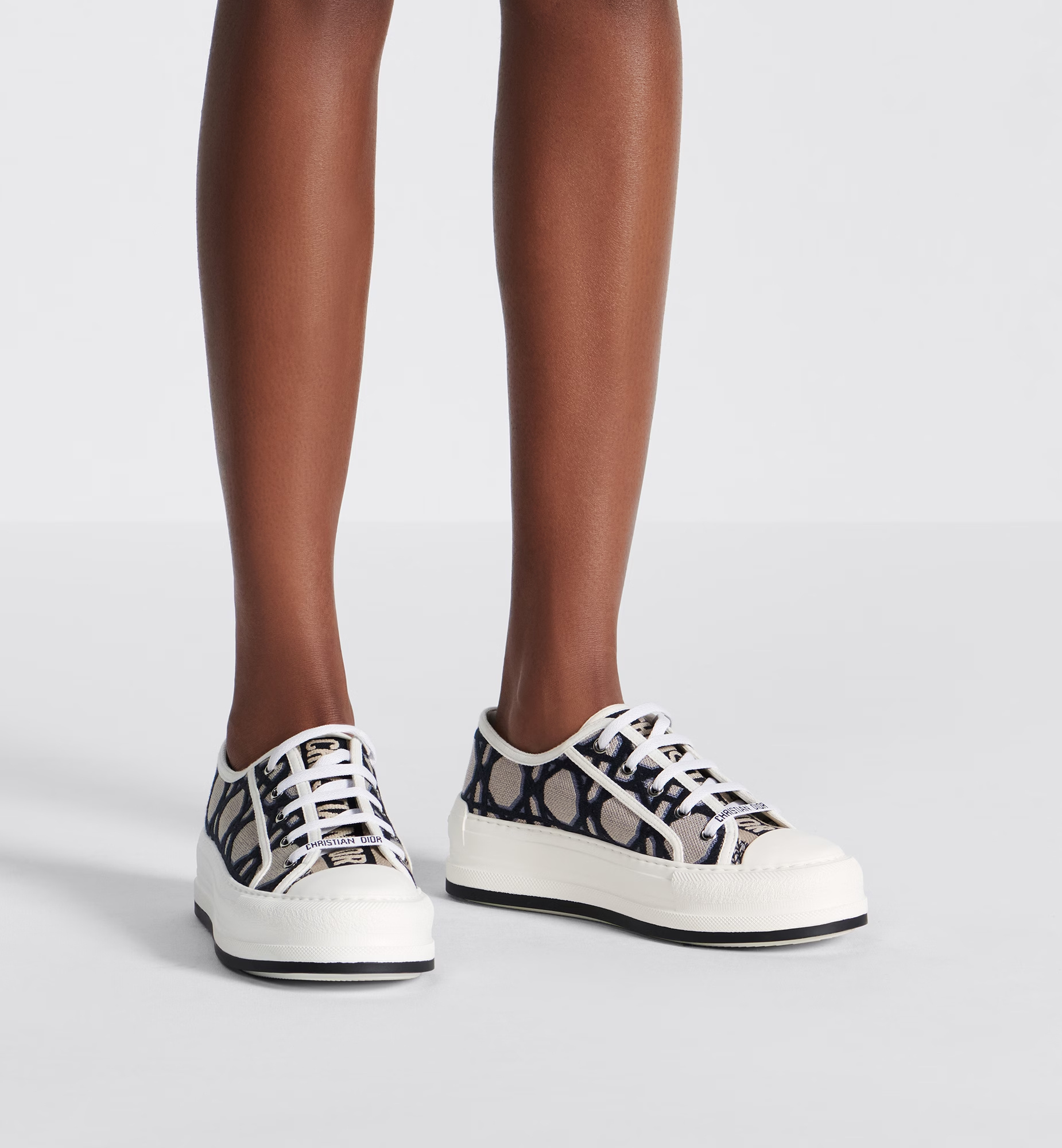 Dior Walk'n' Platform Sneaker In White