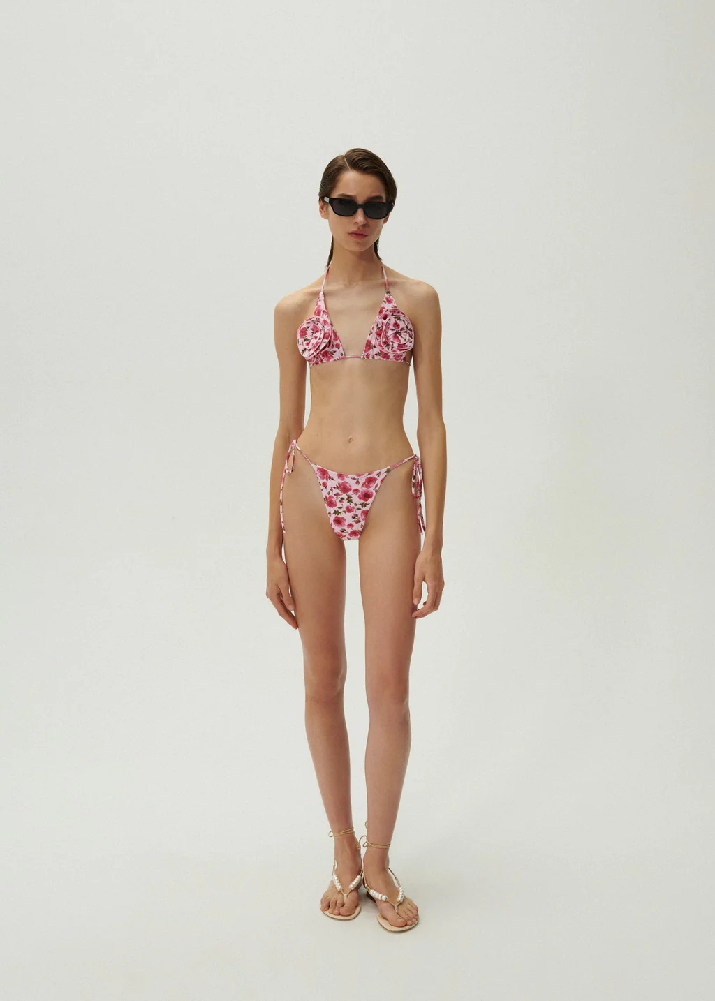 MAGDA BUTRYM PRINTED BIKINI BLOUSE 