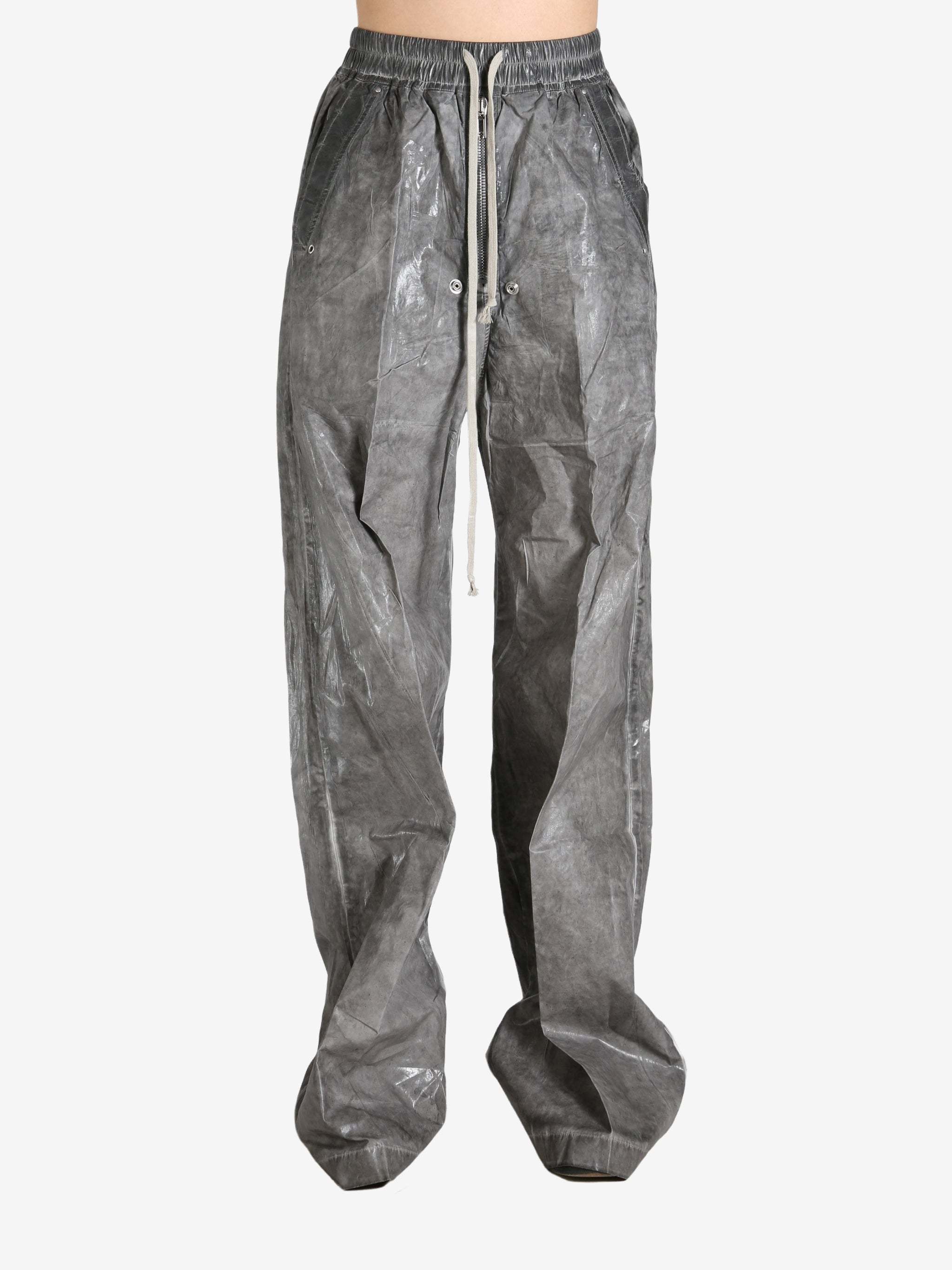 Rick Owens Drkshdw Gray Hollywood Geth Belas Lounge Pants In Black