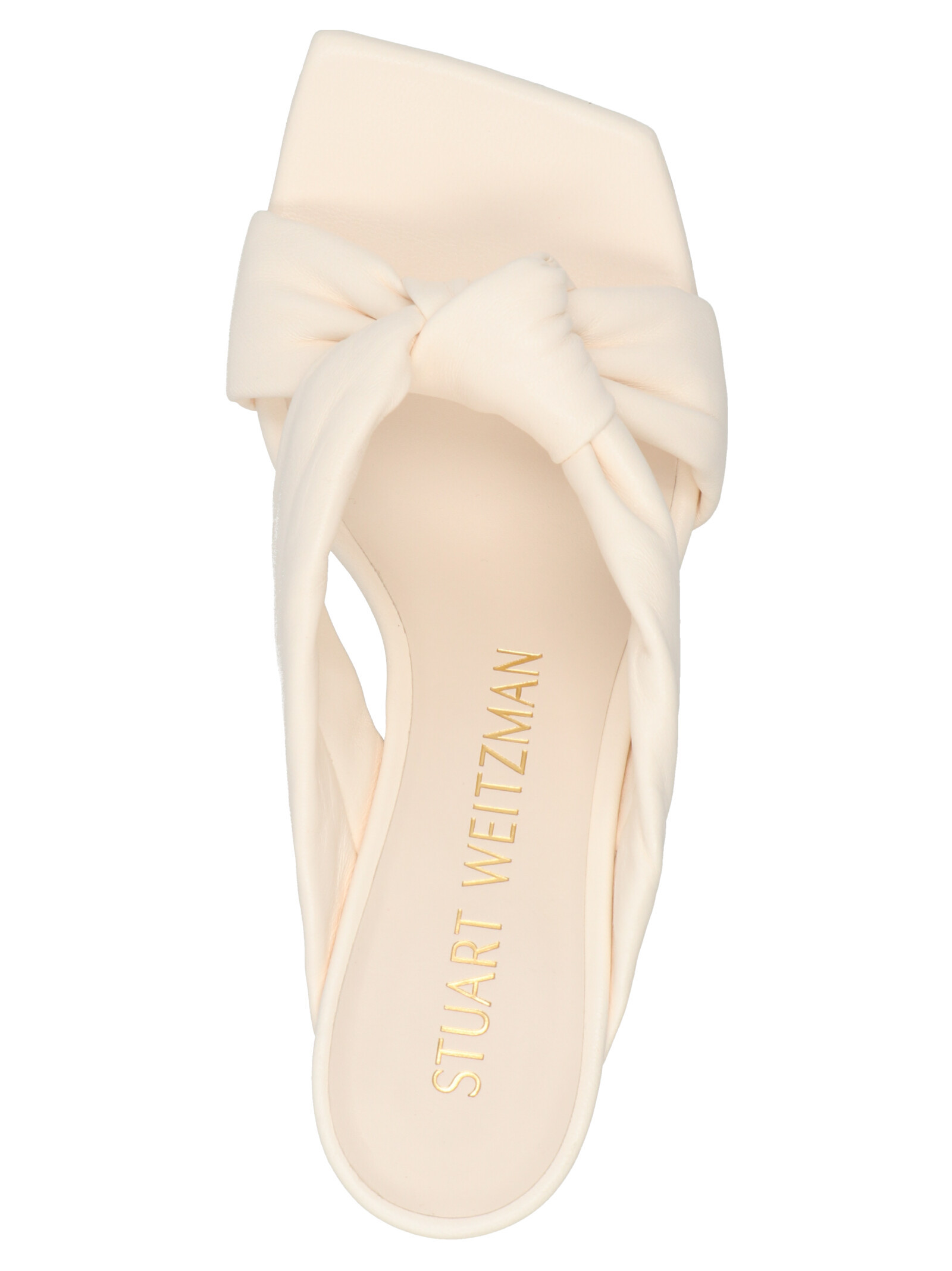 Stuart Weitzman Logo Sandals In White