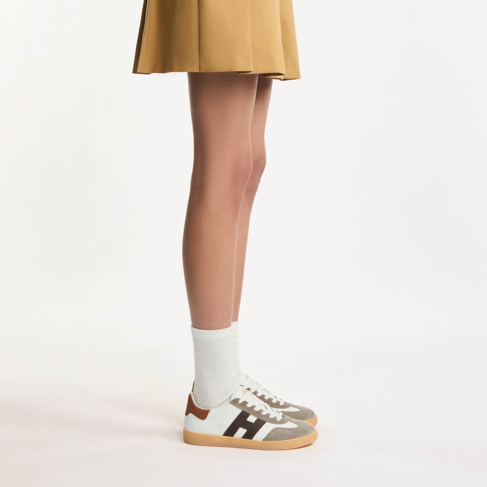 Hogan Cool Lace-up Leather Sneakers In Multicolor