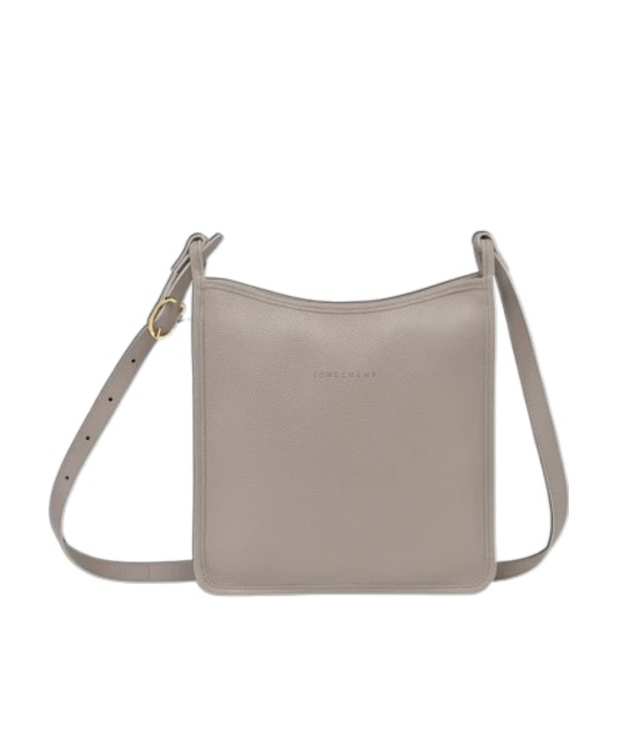 Longchamp Large Le Foulonné Crossbody Bag In Nude