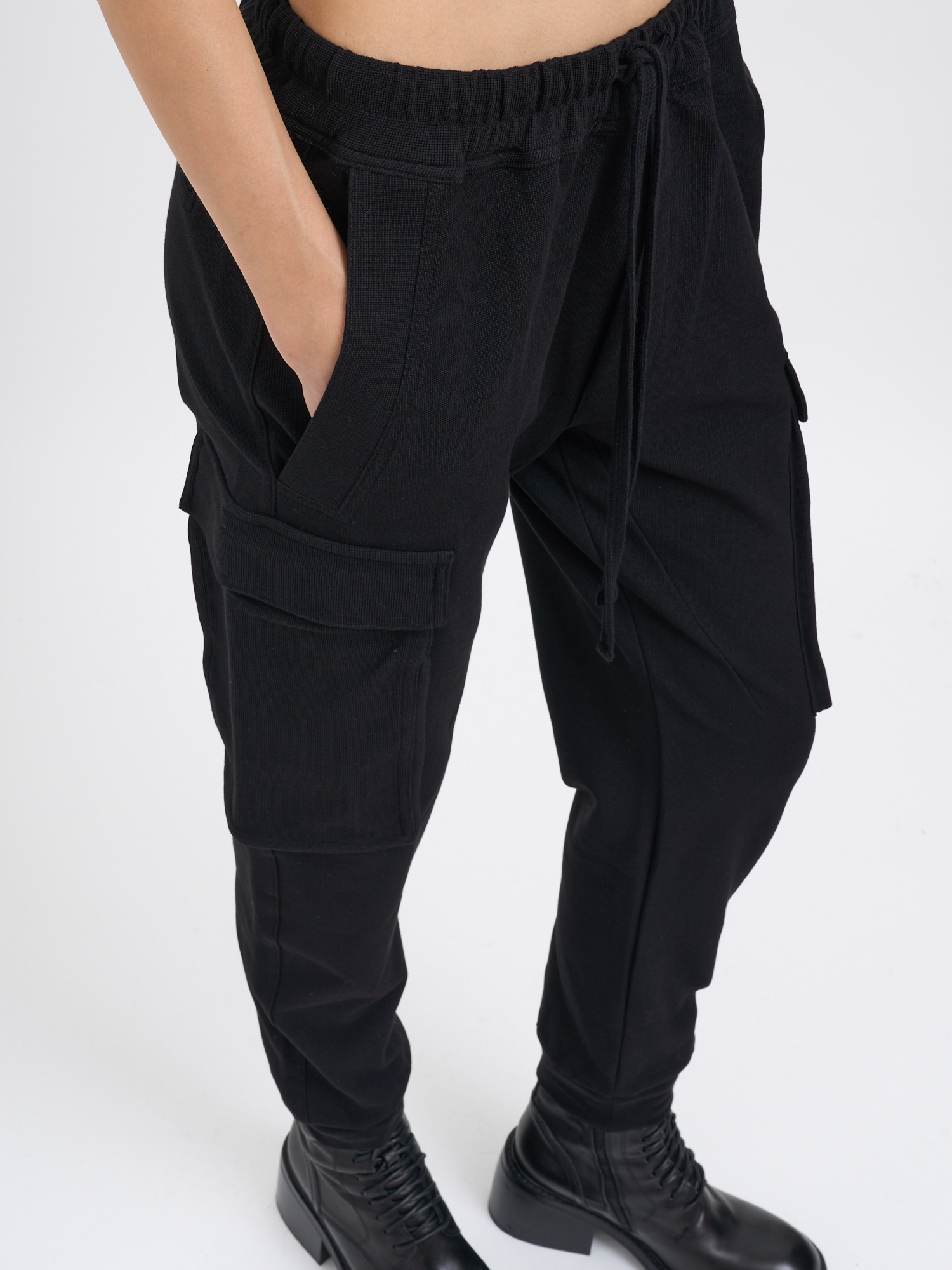 Thom Krom Pantaloni Cargo Jogger In Black