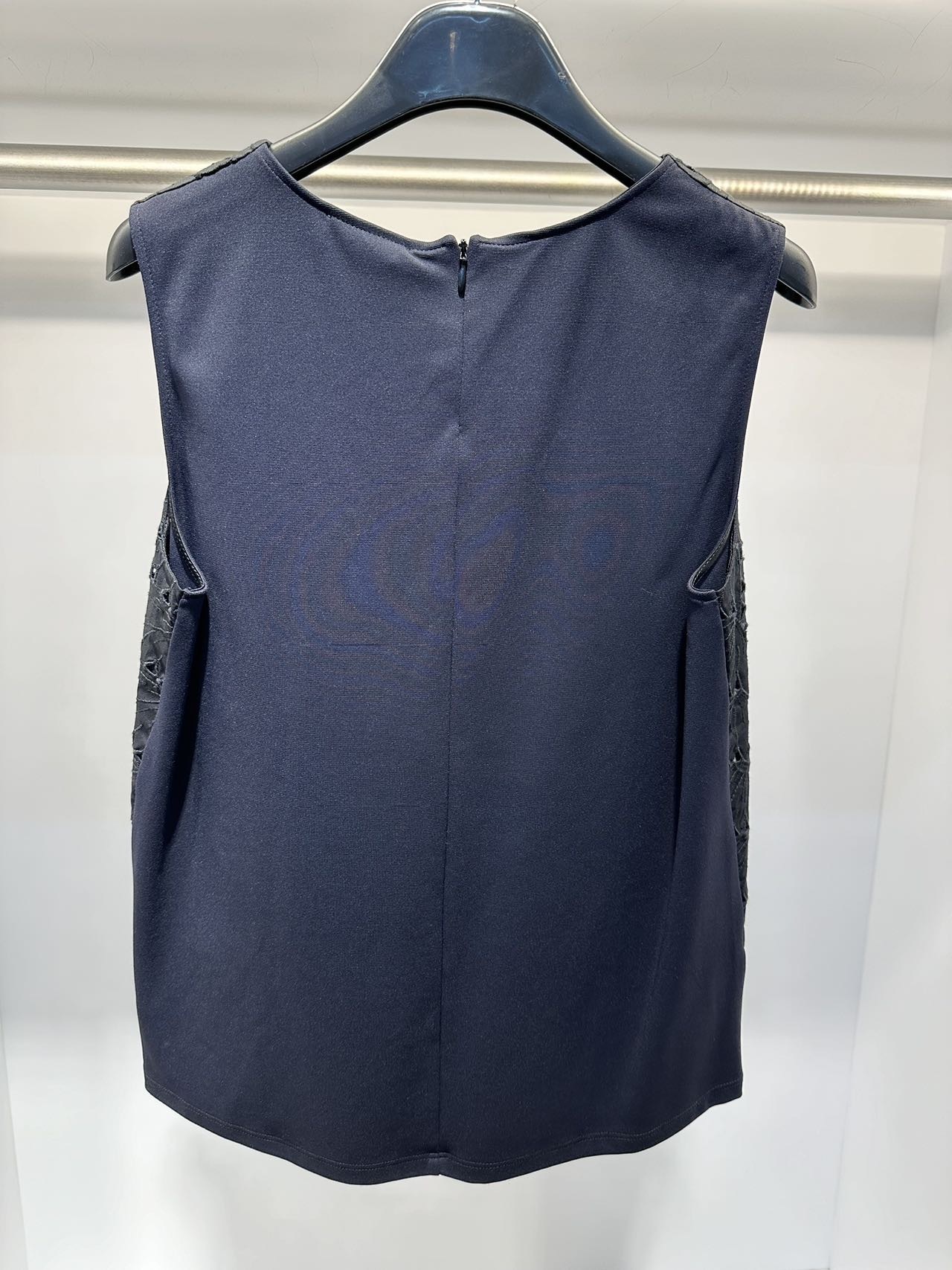 Max Mara Sleeveless Vest In Black
