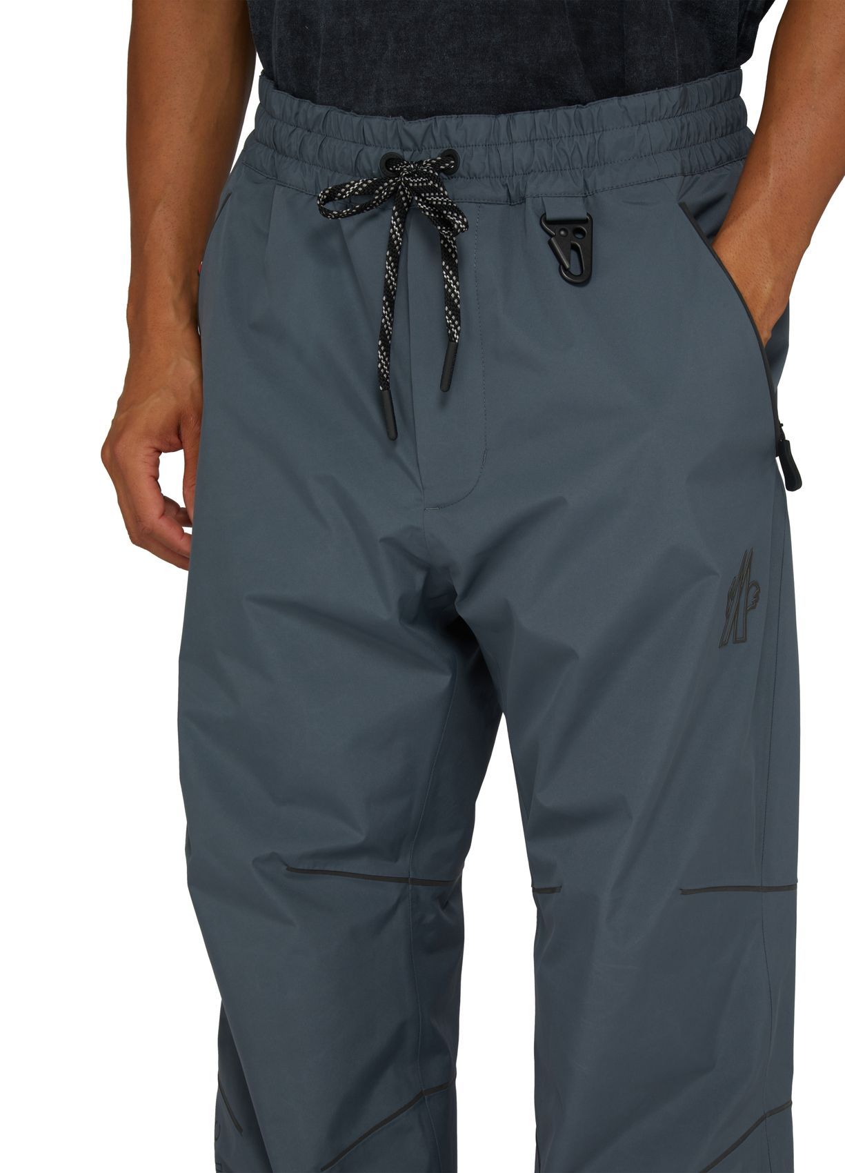 Moncler Drawstring Sweatpants In Dark Gray