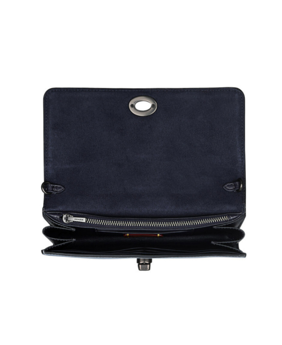 Shop Coach Flip Open And Close Single Shoulder Bag In Nude