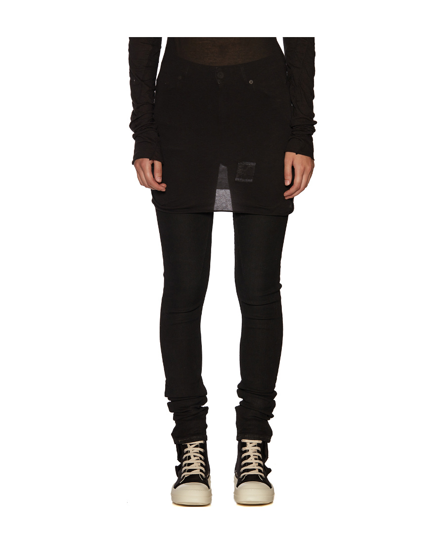 Rick Owens Drkshdw Tight Jeans In Black