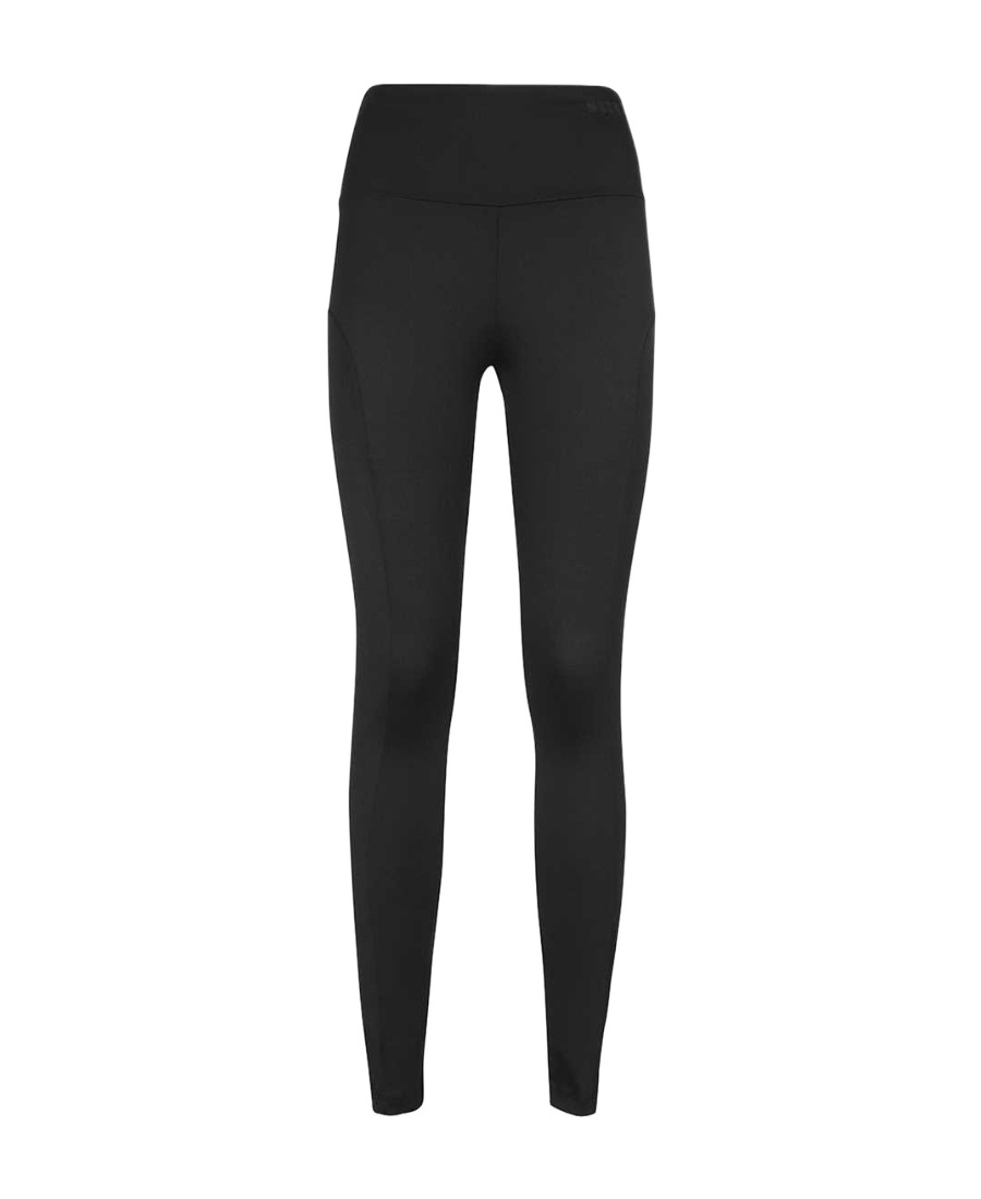 Msgm Logo Leggings In Black