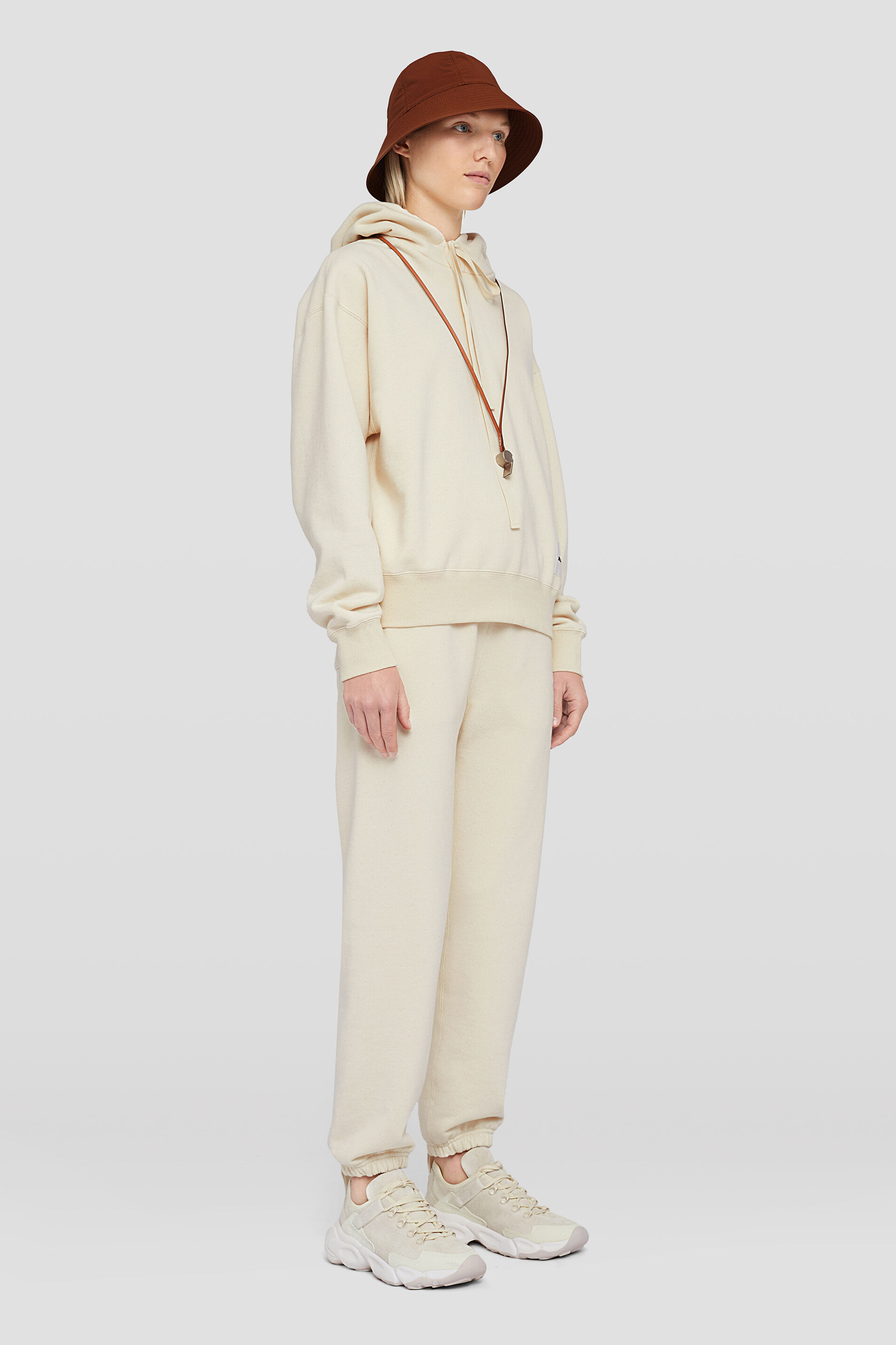 Jil Sander Jersey Drawstring-waist Sweatpants In White