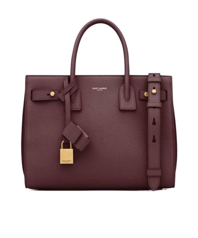 Saint Laurent Sac De Jour Shoulder Bag In Red