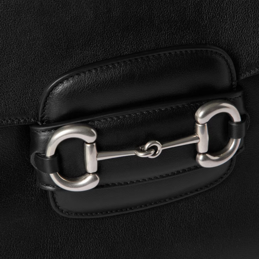 Gucci Horsebit 1955 Aura Large Crossbody Bag In Black