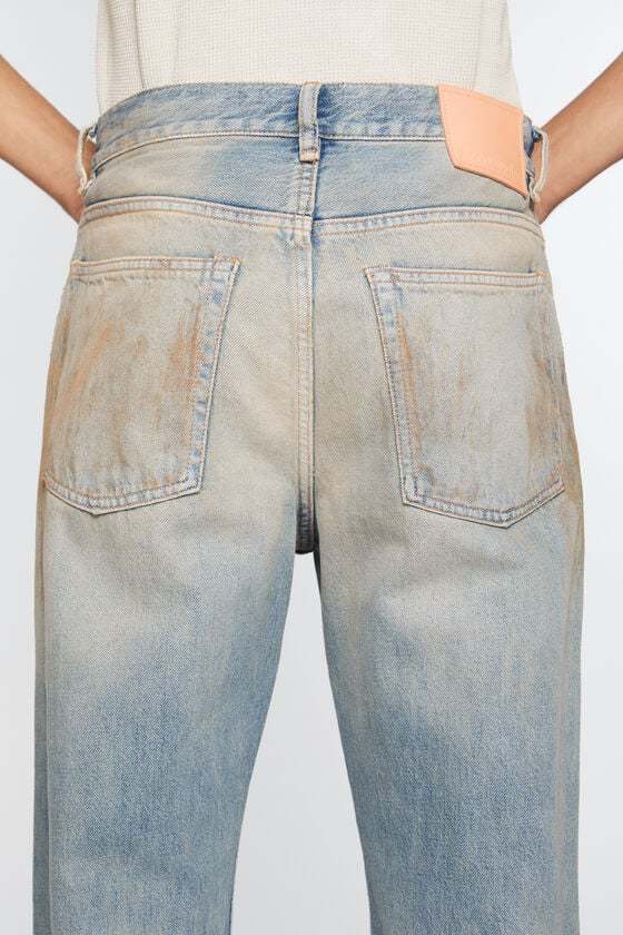 Acne Studios Making Used Jeans In Gray