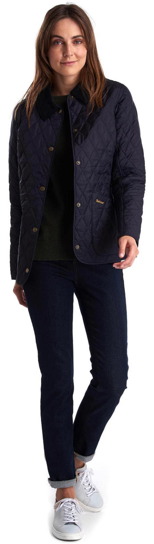 Barbour Annandale Water Resistant Quilted Utility Jacket In Black