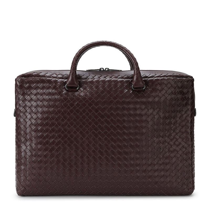 Bottega Veneta Logo Handbag In Red