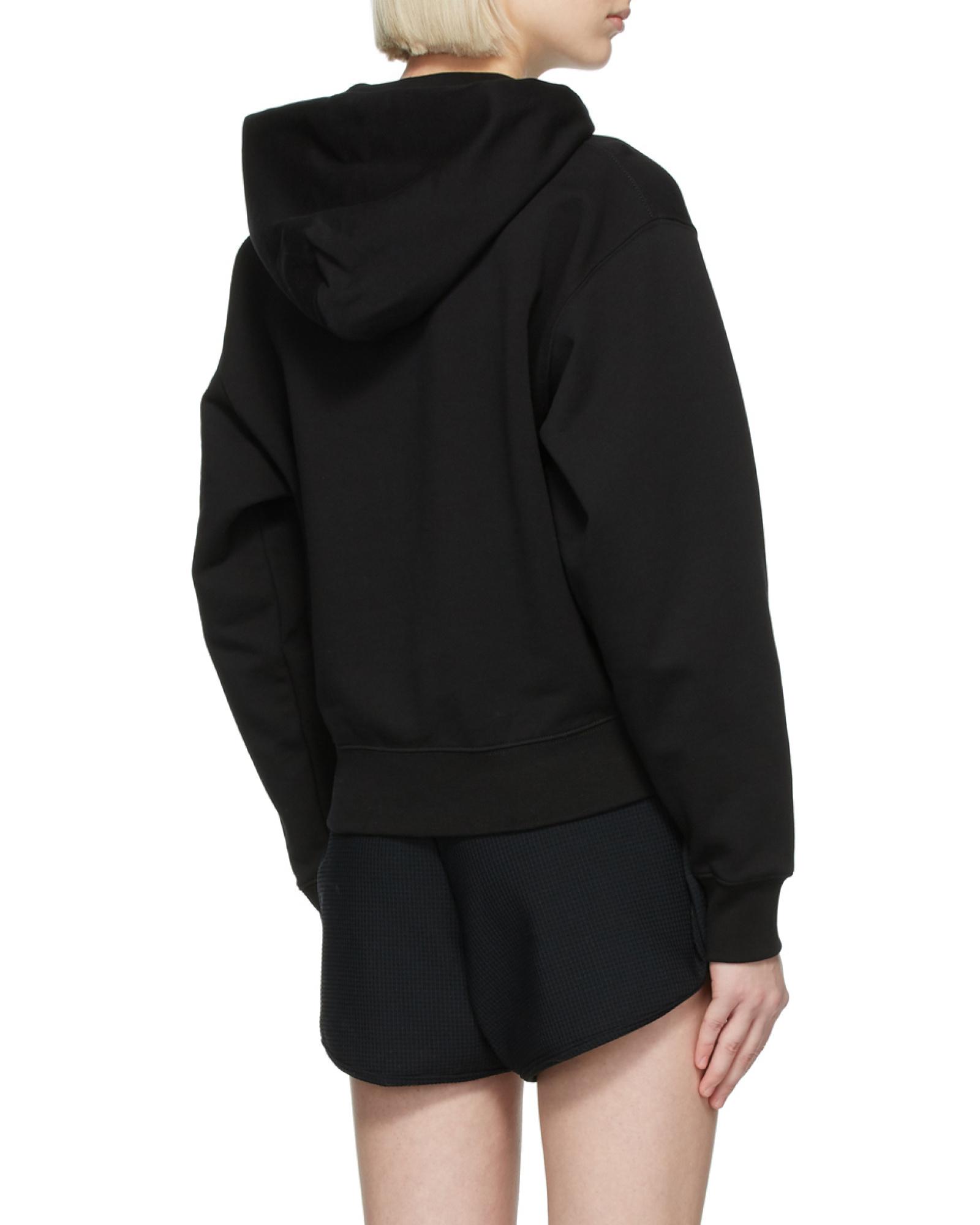 Kenzo Tiger Crest Embroidered Drawstring Hoodie In Blue