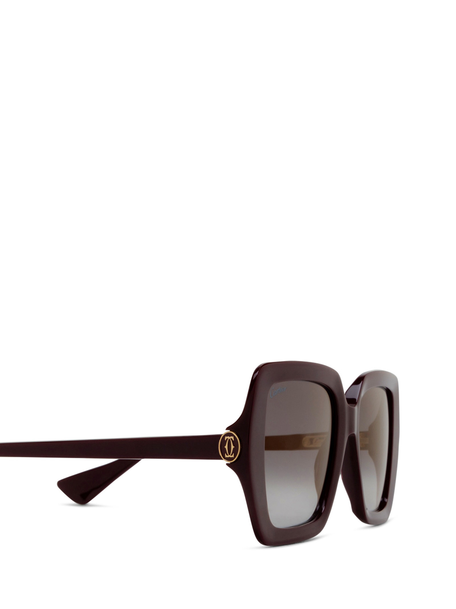 Cartier Square Frame Sunglasses In Black