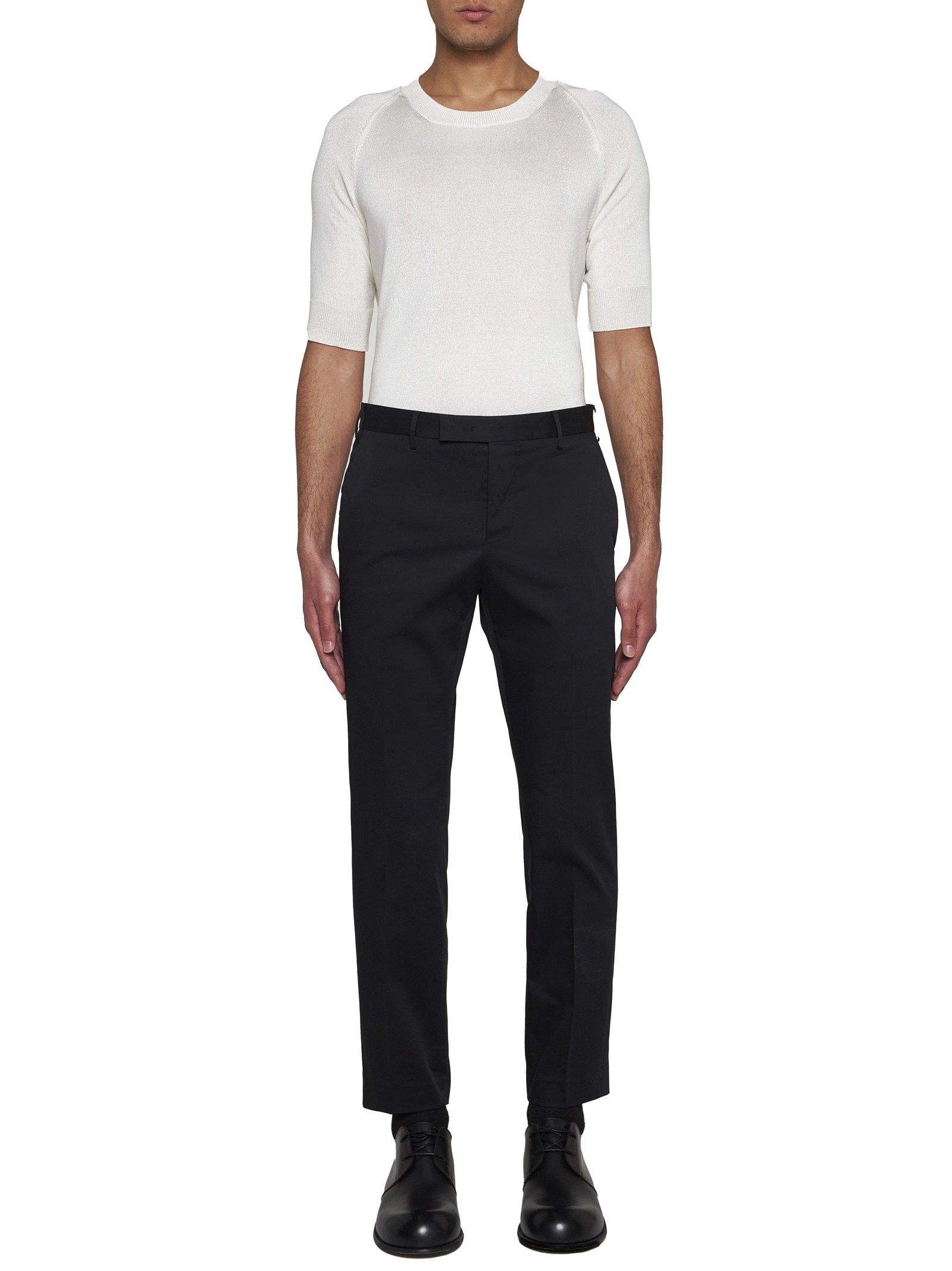 Pt Torino Dieci Skinny Fit Pants In Black