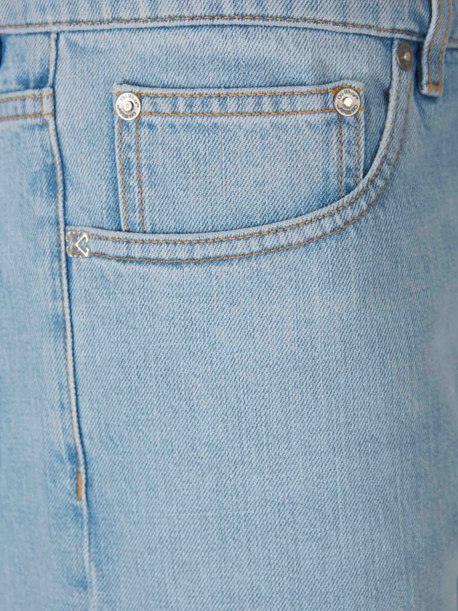 Off-white Jeans With Belt Loops