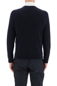 Drumohr Crew Neck Lightweight Jumper In Black