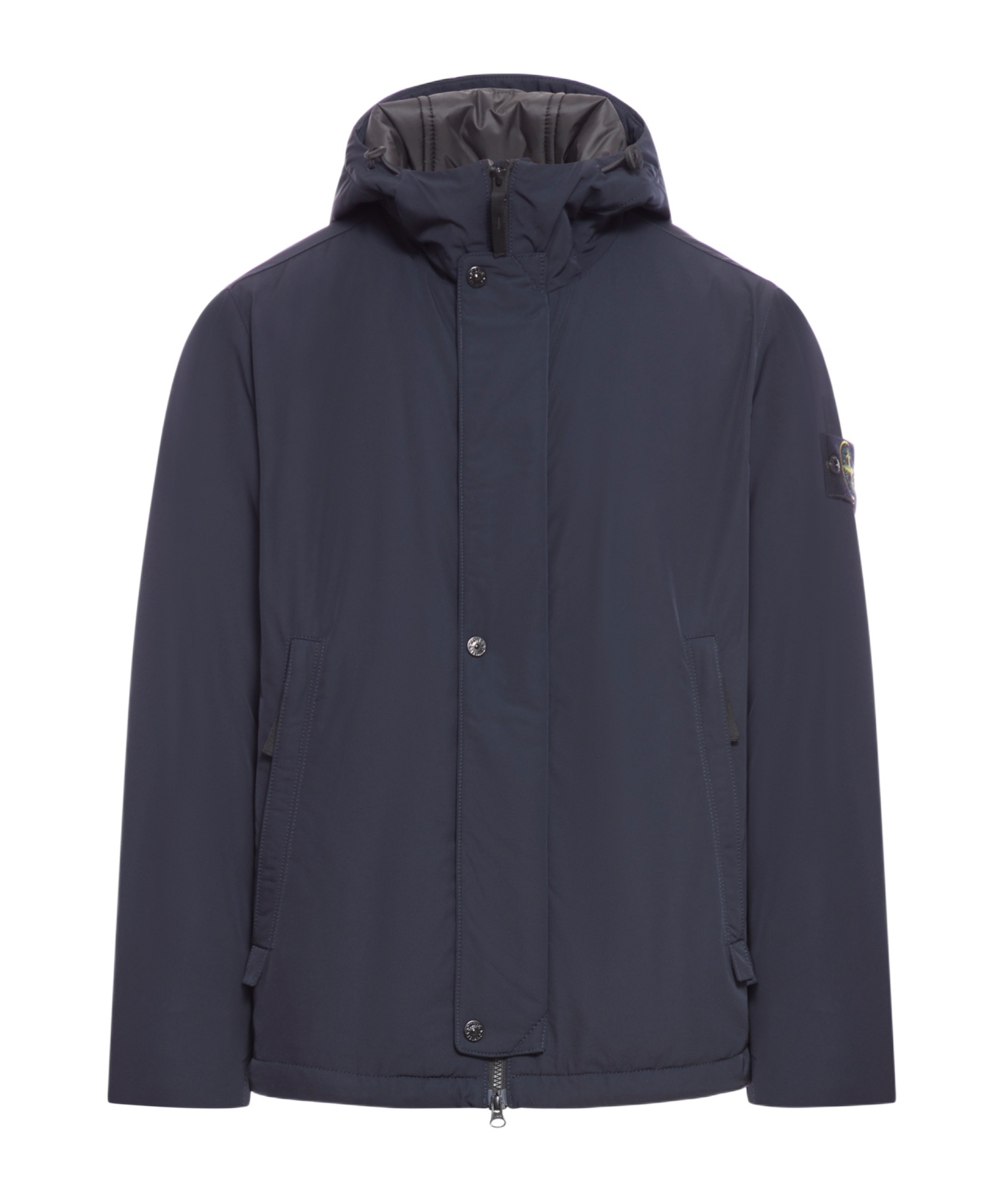 Stone Island Compass-badge Jacket In Blue