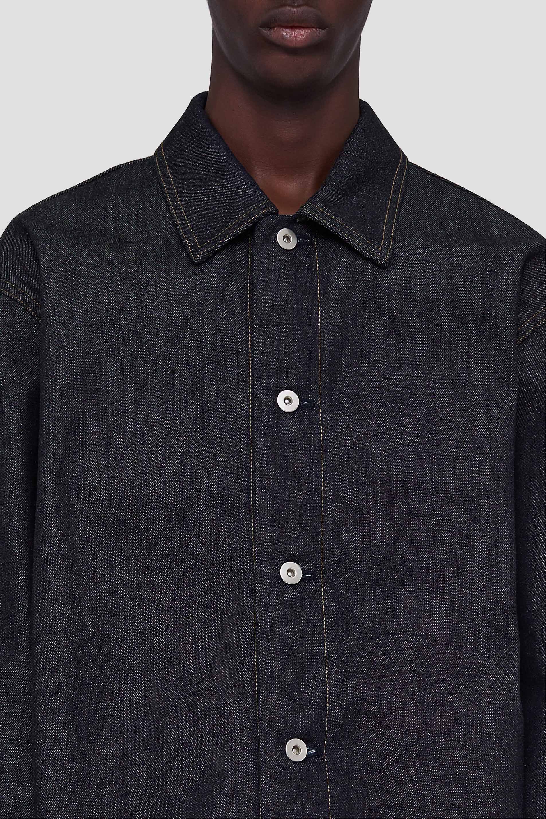 Jil Sander W Denim Shirt 01 Regular Fit Overshirt In Blue