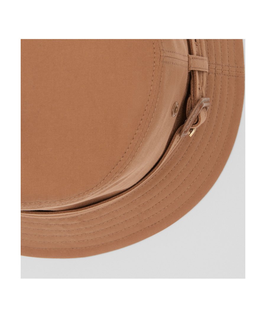 Shop Burberry Gabardine Bucket Hat In Brown