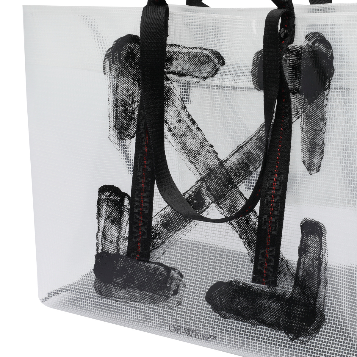 Off-white Heritage Day Off Tote Ripstop Bags In White