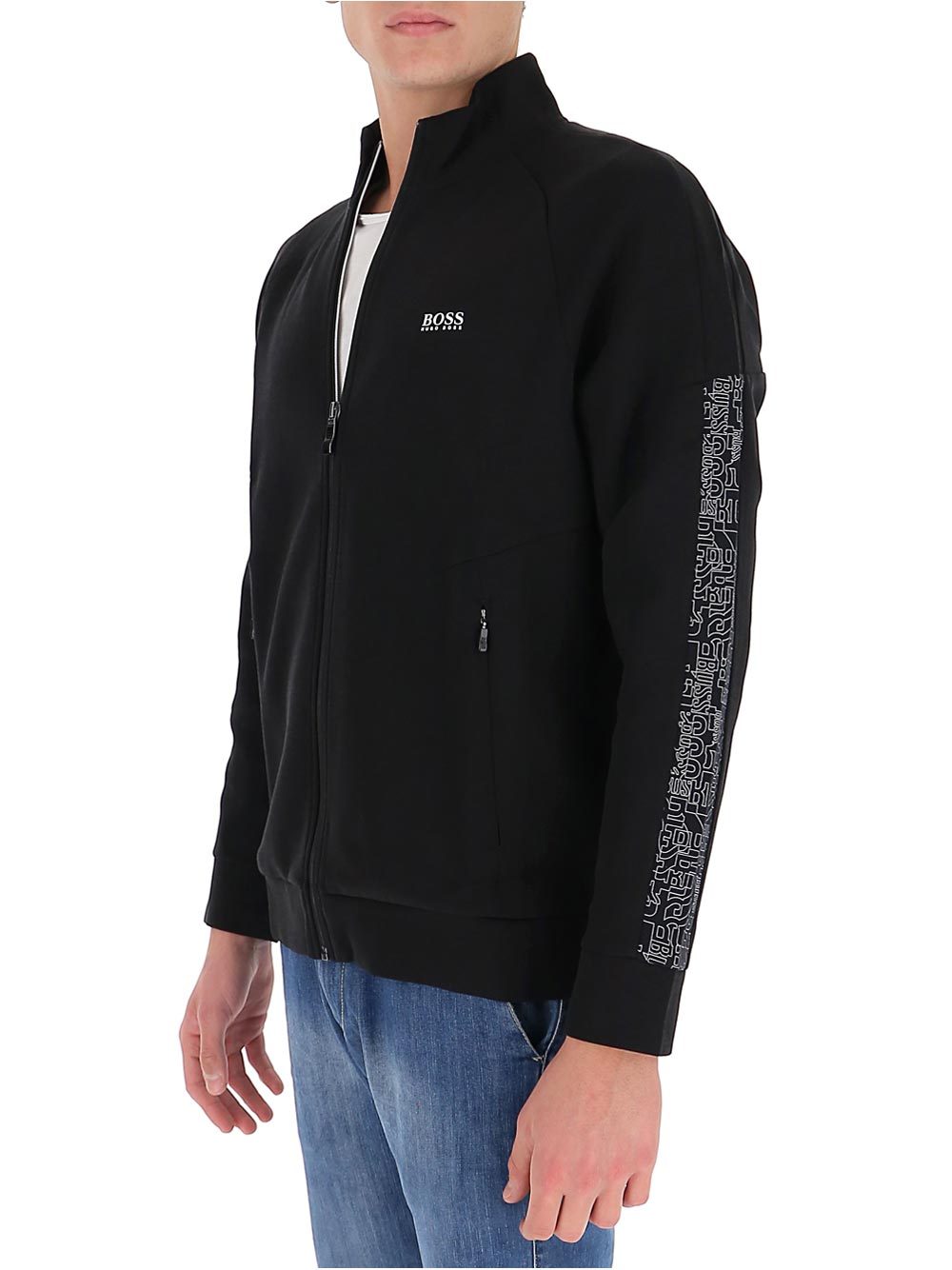 HUGO BOSS ZIP-UP SWEATSHIRT