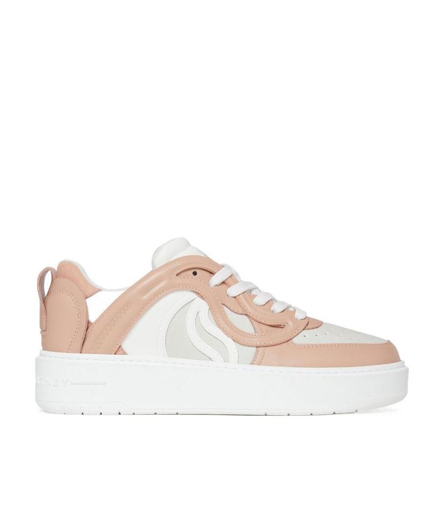 Stella Mccartney Stella Mc Cartney Multicolor Sporty Mat S Wave Sneakers In White