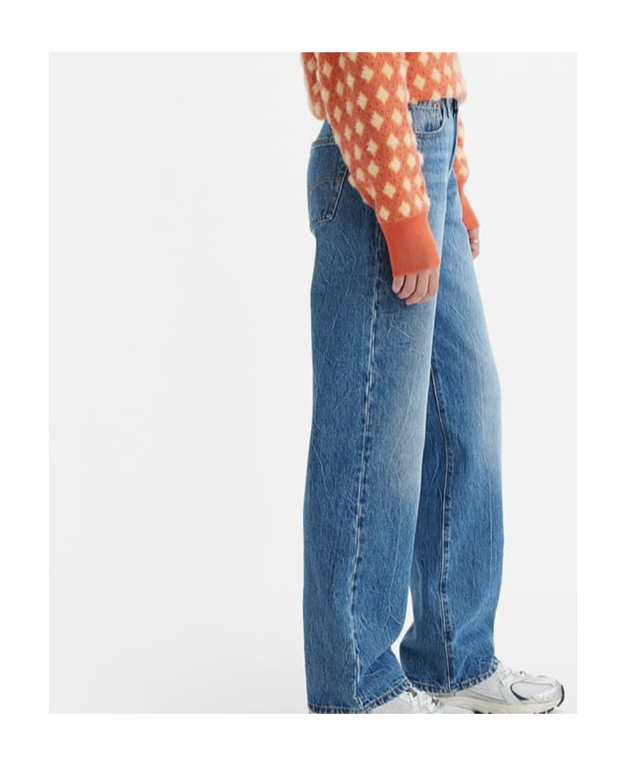 LEVI'S MID-RISE STRAIGHT-LEG JEANS