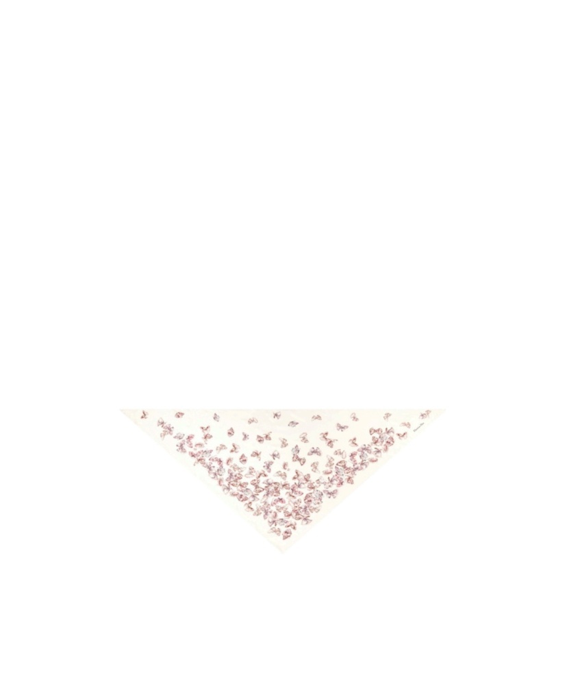 Dior Pattern Scarf In White